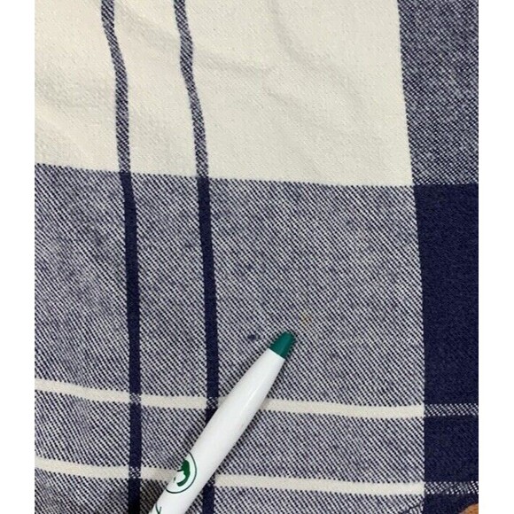 Eddie Bauer Shirt Mens Medium Blue Plaid Flannel Vintage Mckinley Cloth READ - Picture 4 of 8